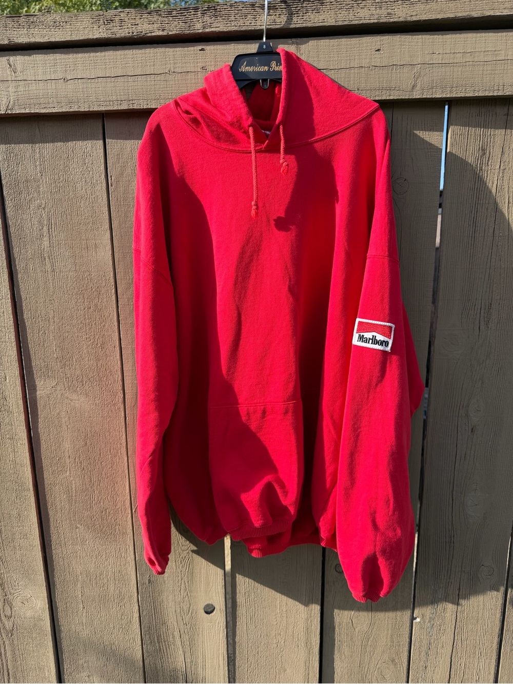 Vintage Authentic Marlboro Cigarettes Country Store Hooded Hoodie Sweatshirt XXL